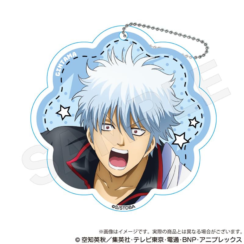 Gintama Trading Acrylic Keychain Battle Ver. 5-Piece Box