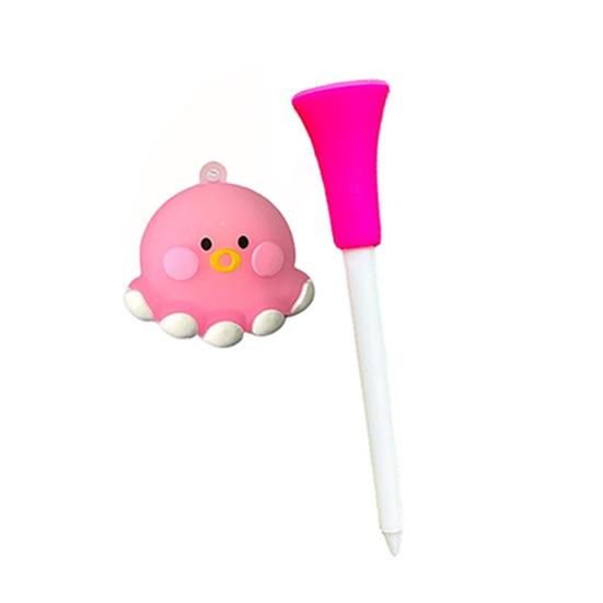 Octopus Golf Tee Hanger Plastic Anti Lost Golf Tee Ring with Strap Loss Prevention Tee Holder Golf Accessory Gift for Men Women