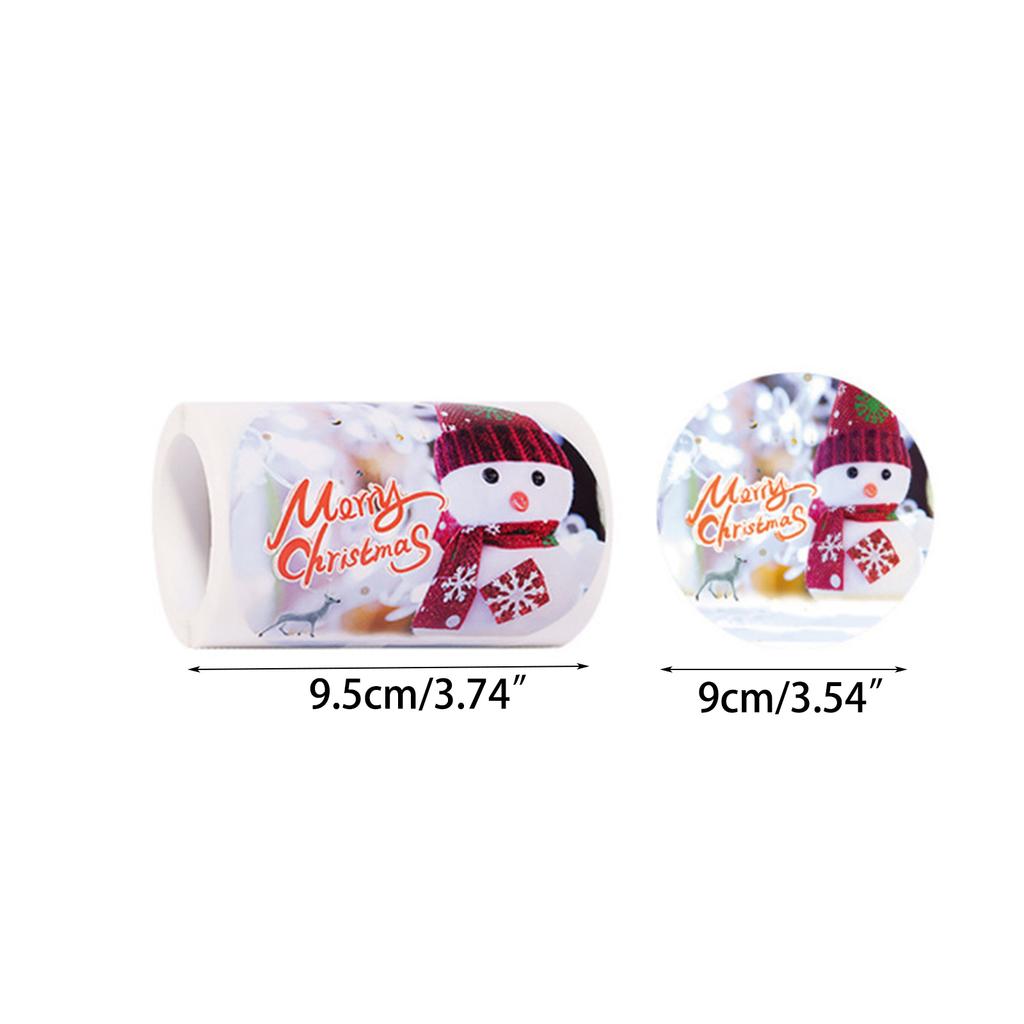 100 шт. Рождественские наклейки Этикетка для подарочной упаковки Самоклеящиеся для подарочного пакета Подарочная открытка Подарочный чехол Конверт Декор DIY Скрапбукинг