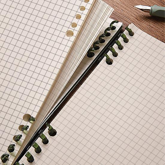 Loose-Leaf Notebook Horizontal Lines Squares Blanks Thickened Paper Dairy Notebook Home Study
