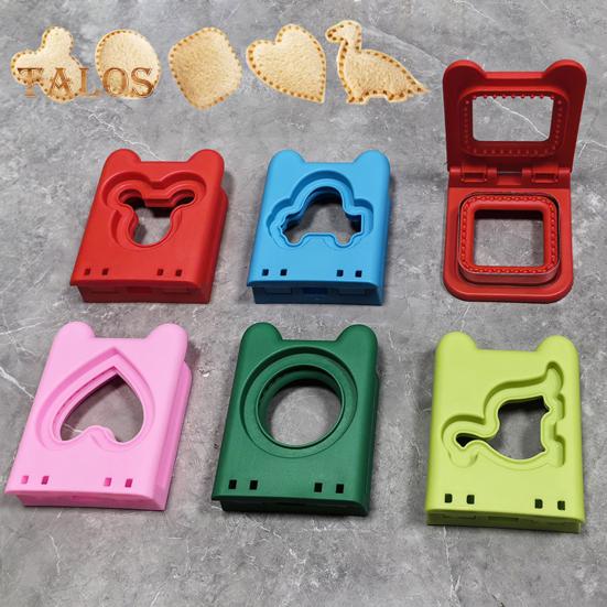 Sandwich Cutter And Sealer Pocket Sandwiches Maker Uncrustables Cutter Stainless Steel Blade Safe Design Easy To Use Kitchen Tools for Kids