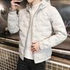 Зимняя теплая хлопковая одежда Мужская мода Повседневная хлопковая одежда с капюшоном Мужские куртки Утолщенная одежда из хлеба Кардиган