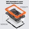 Для Lenovo Tab 10.1 (2025) TB-311XU/Tab TB311FU Чехол PC+Силикон Чехол для планшета с ПЭТ защитной пленкой от царапин и плечевым ремнем