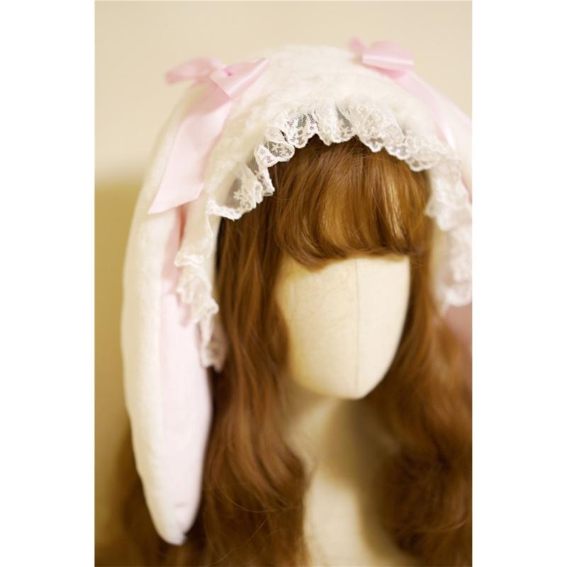 Plush Rabbit Ears Headband Cosplay Costume Hairhoop Party Props Headpiece ComicShow Headdress Girls Anime Accessories