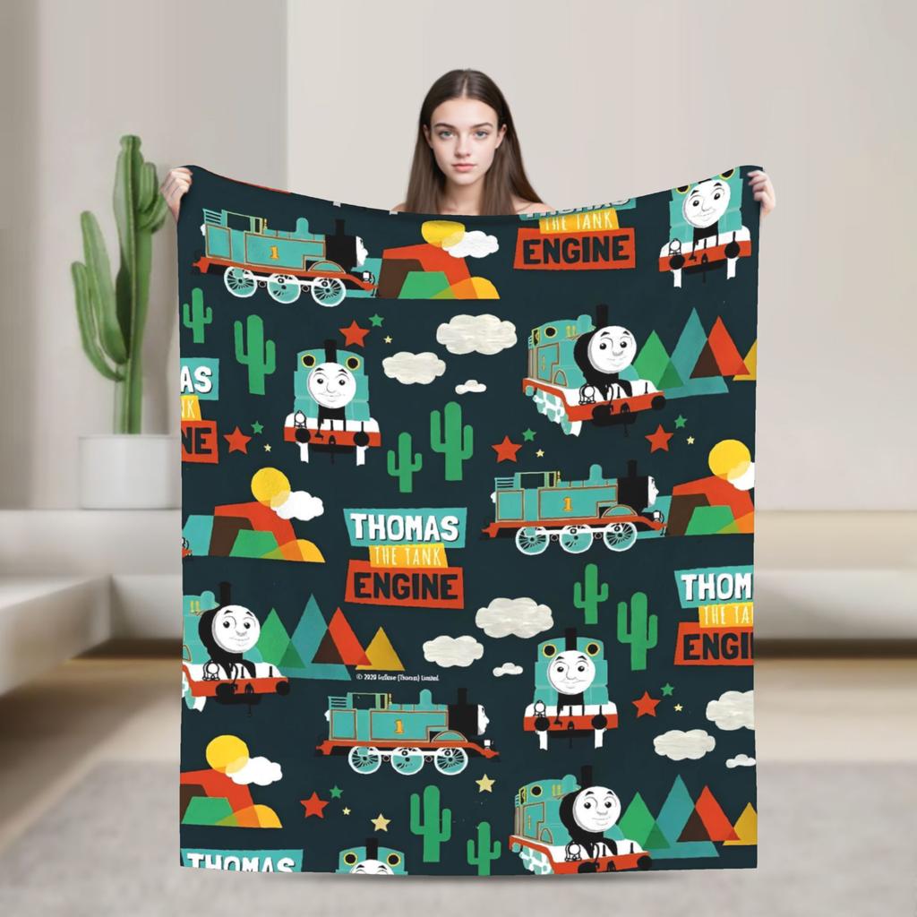 Плед Томас и Друзья Качество Теплый Мягкий Мультяшный Плед Зимний Путешествия Диван Кресло Софа Кровать Пушистый Покрывало