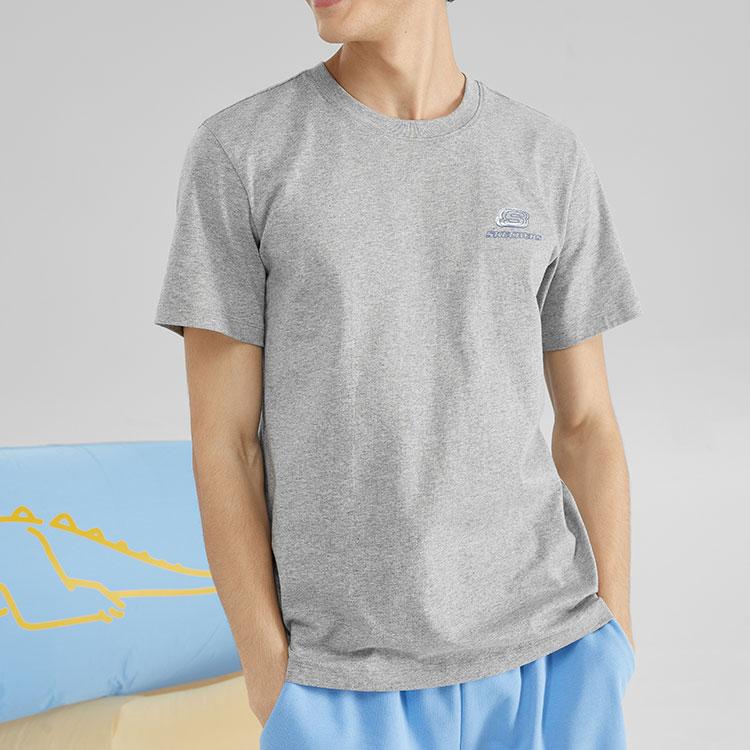 Skechers Футболка унисекс из коллекции Sports Life, размер Medium, цвет Heather Gray, артикул L223U046-004F