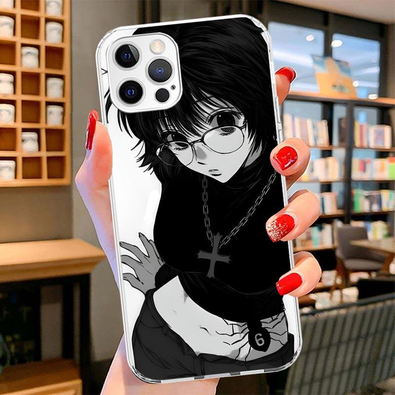 Huner X-Hunters Chrollo Shizuku Cover Phone Case For iPhone 16 17 Air 15 14 Pro Max 16E Phone Case 13 Mini 12 11 7 SE 8 Print Pa