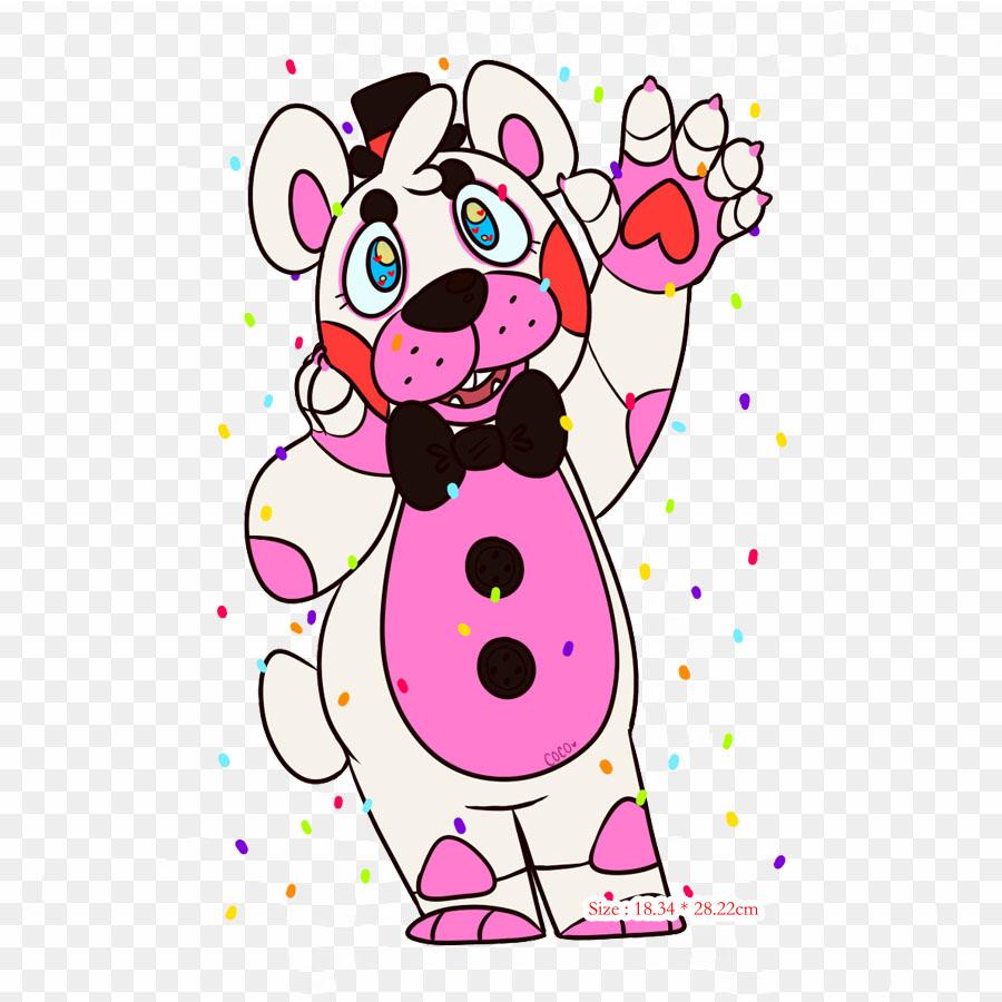 Fnaf 5 Funtime Freddy Sister Location Five Nights At Freddy's Sister Iron-on Transfers For Clothing Tshirt Bag Heat Transfer Stickers Iron On Patches
