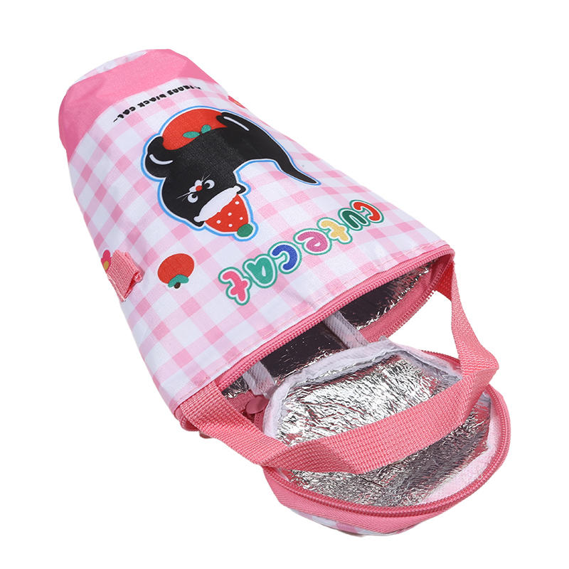 Portable Milk Tea Tote Bag With Heat Preservation Insulated Cup Cover Colorful Eco Friendly Handbag For Carrying Beverage And Drink Accessories