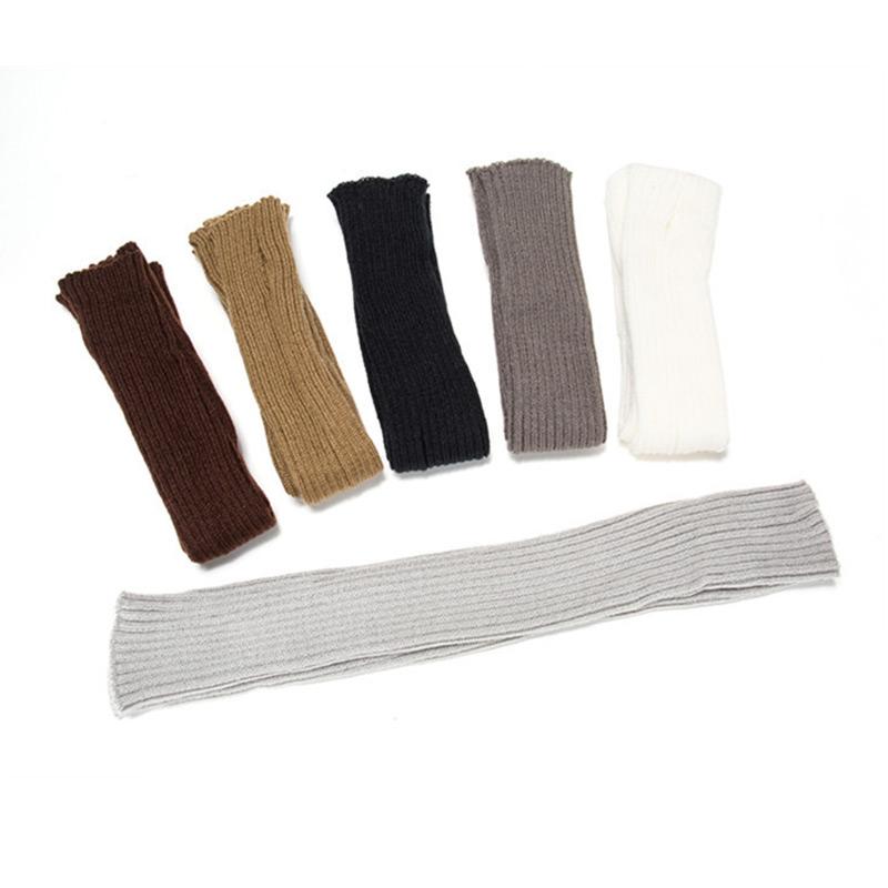 1 пара женских вязаных варежек, перчатки без пальцев, с длинным рукавом, на запястье, на руку, толстые, уличные