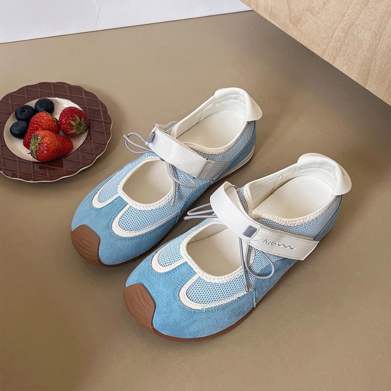 Женская обувь Dexun 2025 весна и лето обувь Форреста Гампа корейская версия новая цветовая гамма повседневная спортивная обувь плоский каблук ретро студенческая обувь для скейтборда