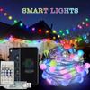 10m LED Fairy Lights RGB Bluetooth Remote APP Control String Light Dream Music Sync Lamp For Home Party Christmas Lighting Decor