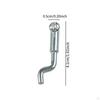 Z Bend Cable End for Mower,Dog Leg Wire Stop,for 2mm Cables,Metal,Compact,Sturdy,Single Hole