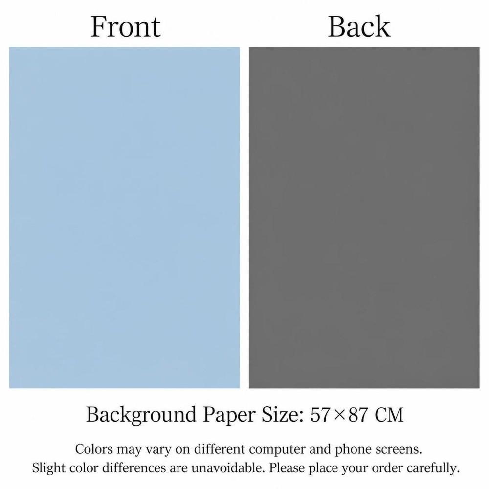 Solid Color Photo Backdrops 57x87cm Studio Background Props for Photo Studio