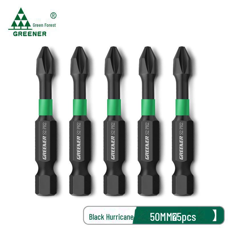 Высокопрочный магнитный набор ручной дрели крестового типа Green Forest с битами для отвертки немецкого производства