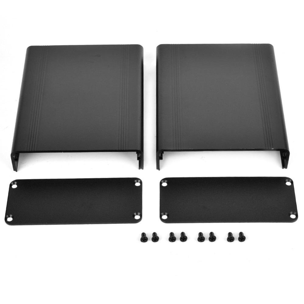 110x88x38 mm Electrical Boxes Black Junction Box Aluminum Alloy Enclosure Electrical Projects