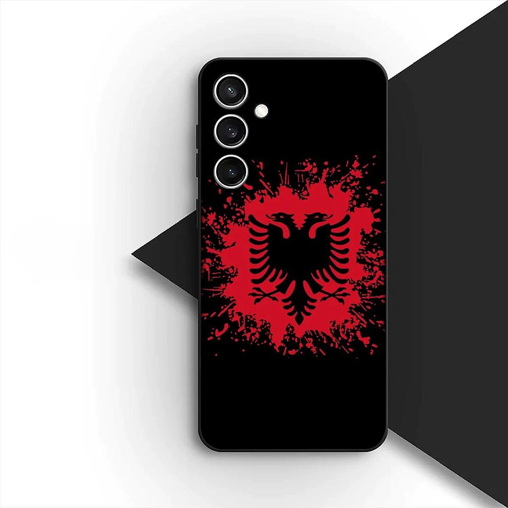 Чехол для Apple iPhone 17 Pro XS Max Air 6 7 8 Plus 5 + SE 2022 SE2 16E Чехол для телефона Защитный чехол Албания Флаг албанцев