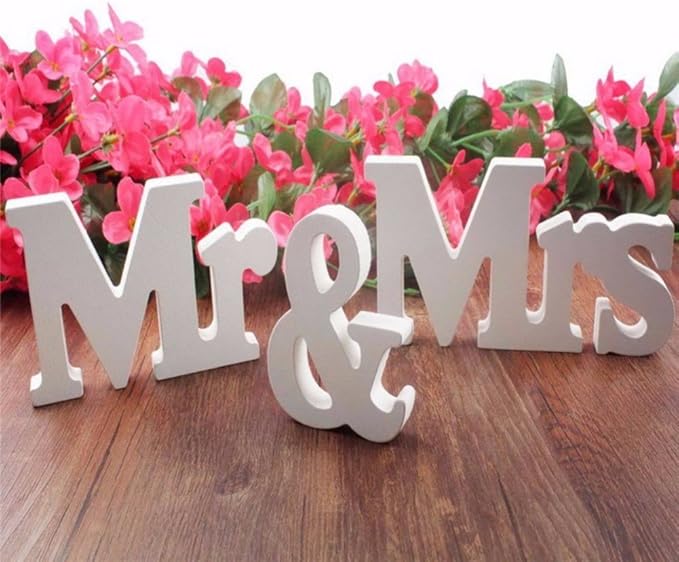 Exquisite Wooden Wedding Decor Letters Unique And Lovely Wedding Decorations Married Wedding Mr Mrs