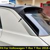Панель спойлера заднего окна, декоративная накладка, отделка для Volkswagen T-Roc T Roc 2018 - 2024, черные аксессуары из АБС-пластика, экстерьер