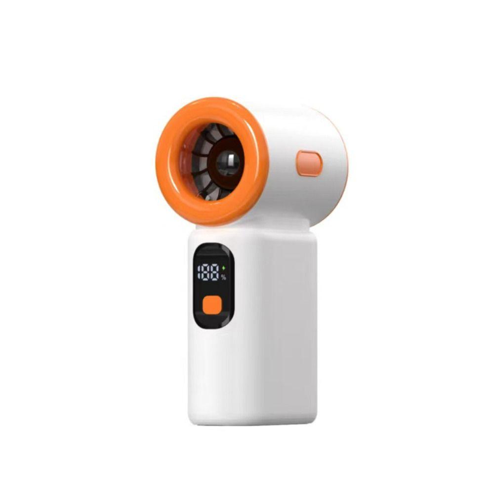 Digital Display Mini Handheld Fan 100-speed Electric Fan Pocket Fan Small Size Turbo Power USB Charging Fan Digital Display