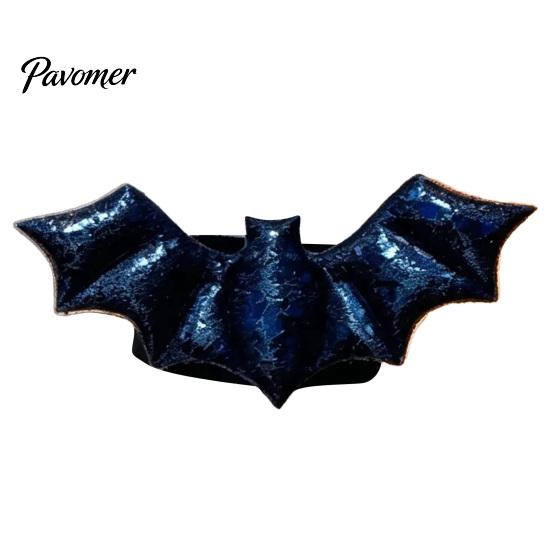 Halloween Gift for Home Bat Curtain Tieback, Glossy Window Drapes Holder, Gothic No Drill Drapery Holdbacks Holdback Theme Party Haunted House