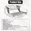 Manual RV Step Assembly Manual Aluminum Alloy Folding Single Step W|LED Light Bar 330Lbs Capacity RV Steps for Campers, Caravans