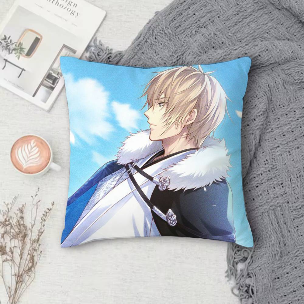 Ikemen Sengoku Романы сквозь время Двусторонняя квадратная наволочка Декоративная наволочка для дивана, спальни, прикроватной тумбочки