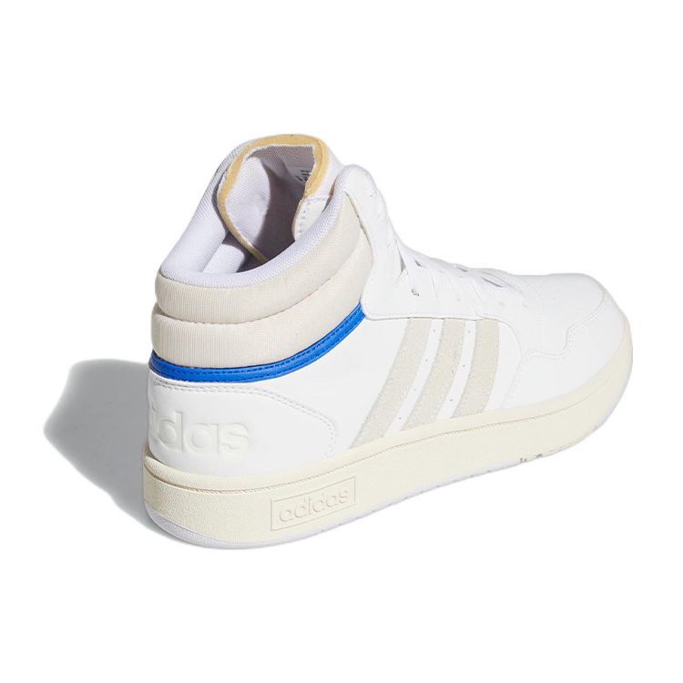 Adidas Hoops 3.0 Mid Chalk White Royal Мужские кроссовки Cloud-White Core-Black GZ1345