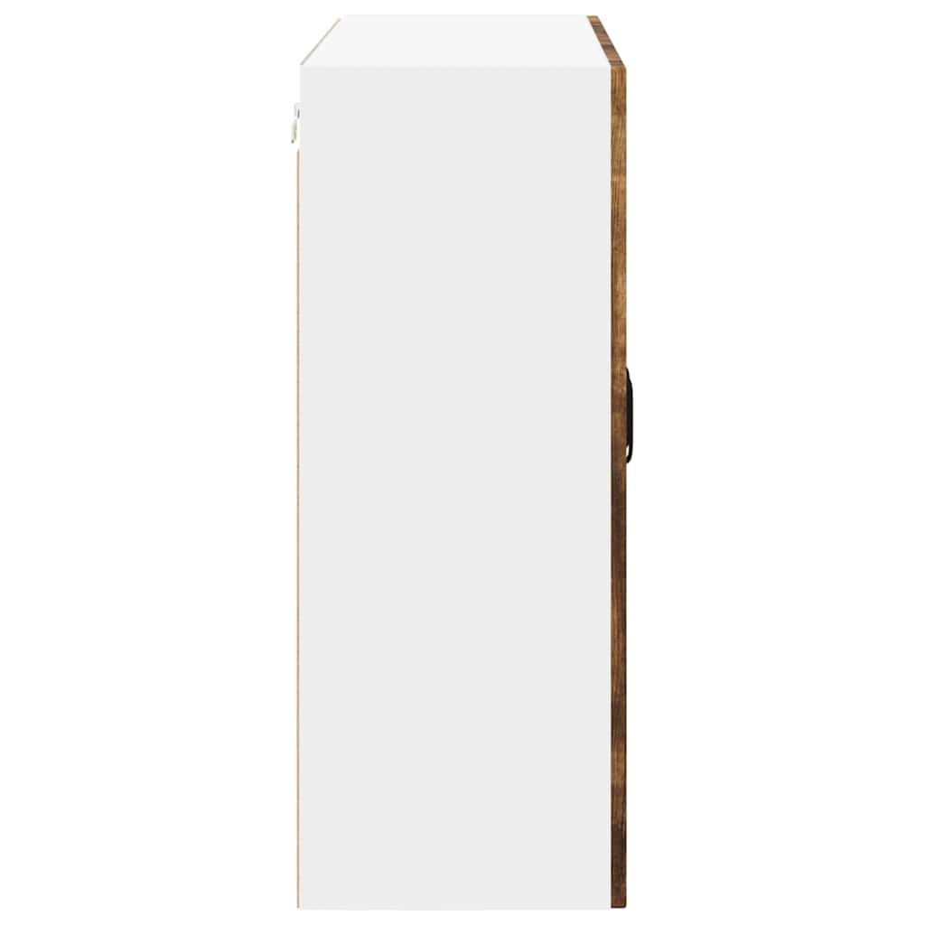 Wall Cabinet LUCCA Smoked Oak 80 x 31 x 80 cm