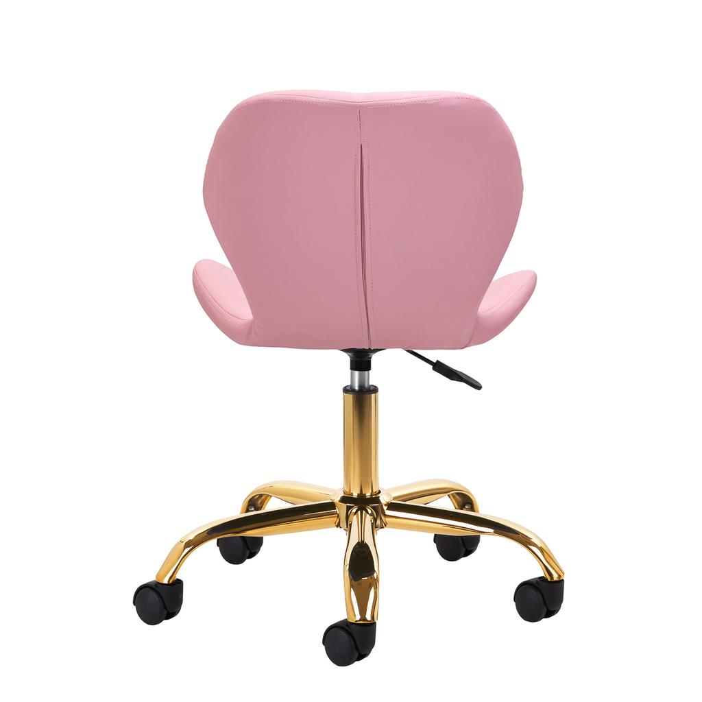 Taboret Kosmetyczny Qs-06G Złoto Różowy