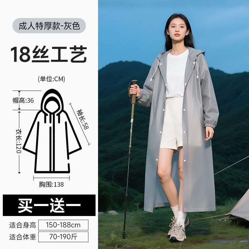Disposable Raincoat for Children and Elementary School Students, 2025 New Model, Thickened, Portable, Full-Body Storm-Proof with Backpack Space
