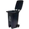 Kelibang 240L Heavy-Duty Outdoor Foot-Pedal Waste Bin