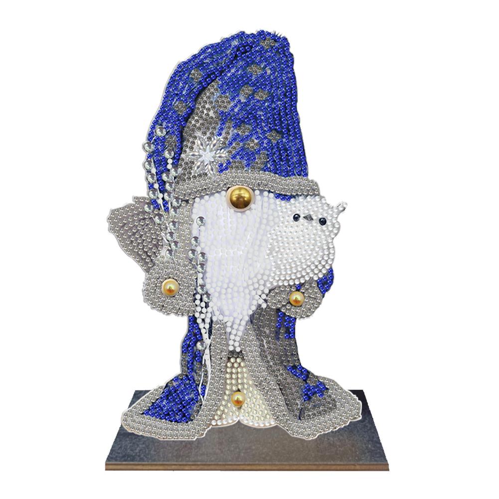 Алмазная картина Орнамент Зимняя сова Деревянный стол Кристалл Картина Настольный комплект Детский жираф для домашнего офиса Декор рабочего стола