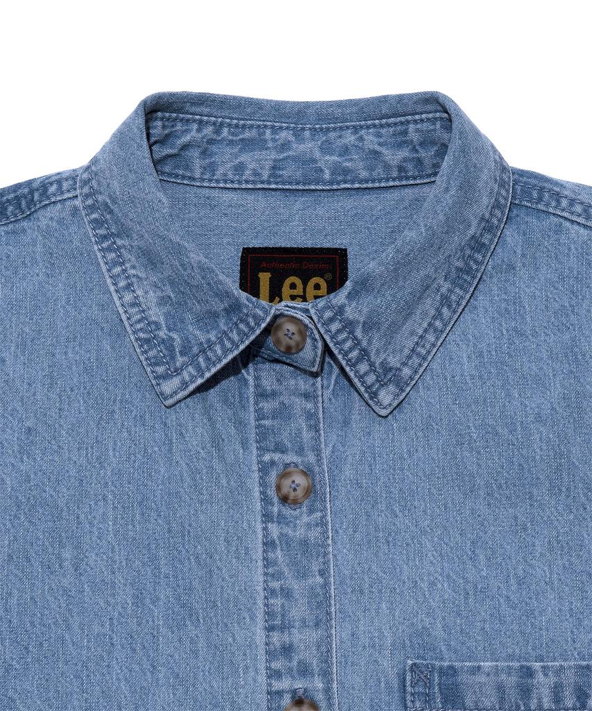 Lee Women Denim Shirt Dress Indigo Medium