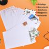 40 Pack Catalog Envelopes Self Seal, 6 x 9 Inches Catalog Mailing Envelopes,White Manila Envelopes for Mailing, Organize, Storage, Home, Office