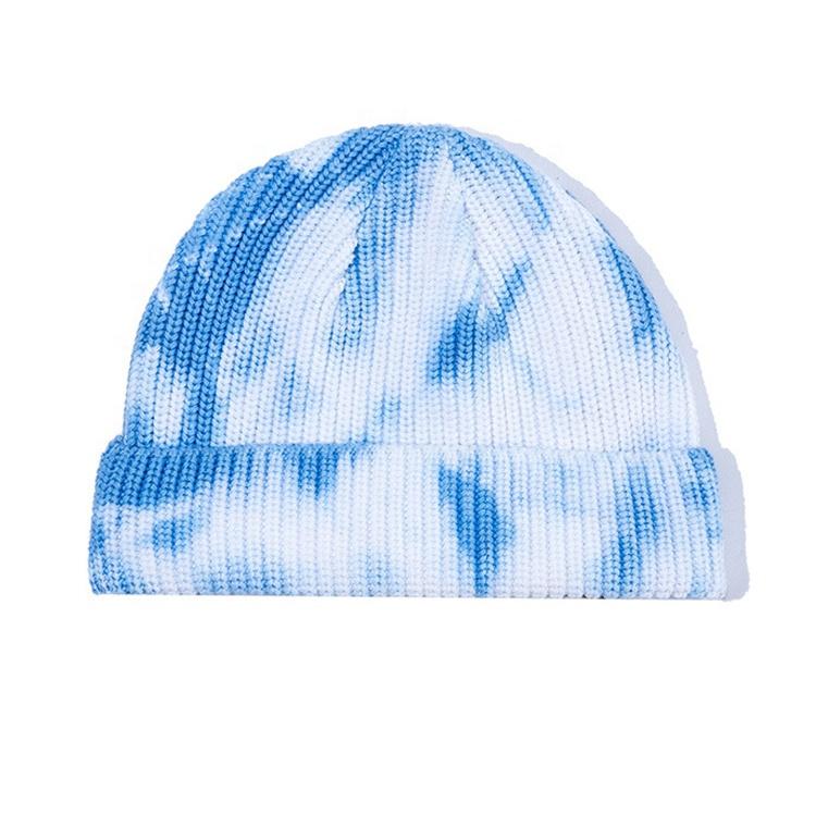 Custom Winter Hat High Quality Winter Plain Dyed Pompom Custom Beanies Fisherman Unisex Beanie Hats for Men Tie Dye Beanie Hat