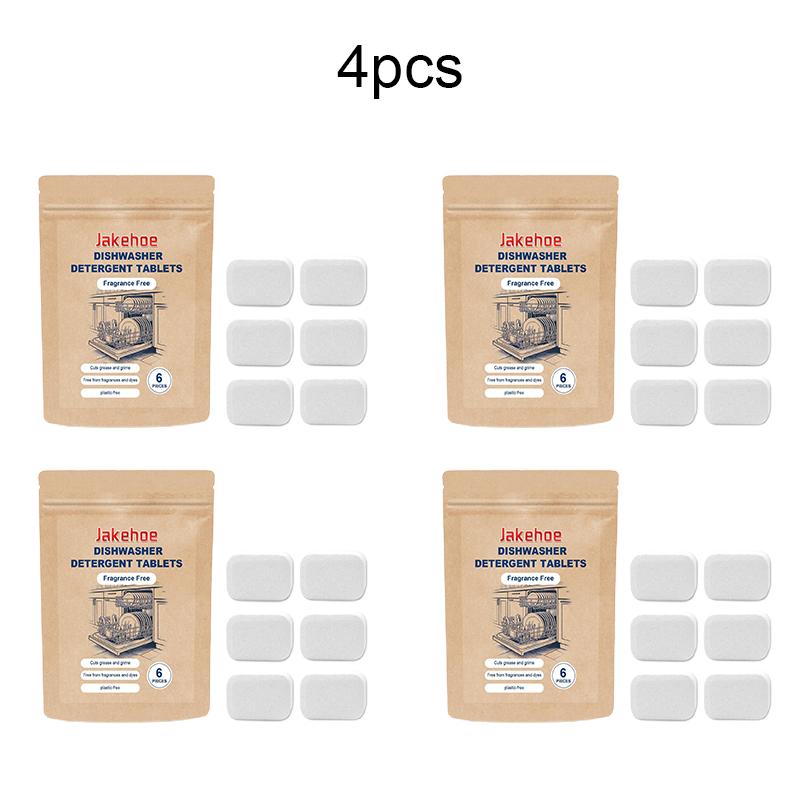 Таблетки для чистки посудомоечных машин JAKEHOE Таблетки для удаления пятен в бытовых посудомоечных машинах Таблетки для чистки и удаления запахов