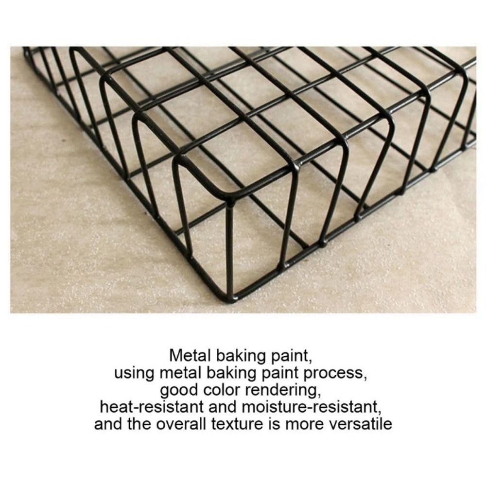 Металлический сетчатый органайзер для почты Легко установить Проволочная корзина Полезная полка для хранения в прихожей Дверь