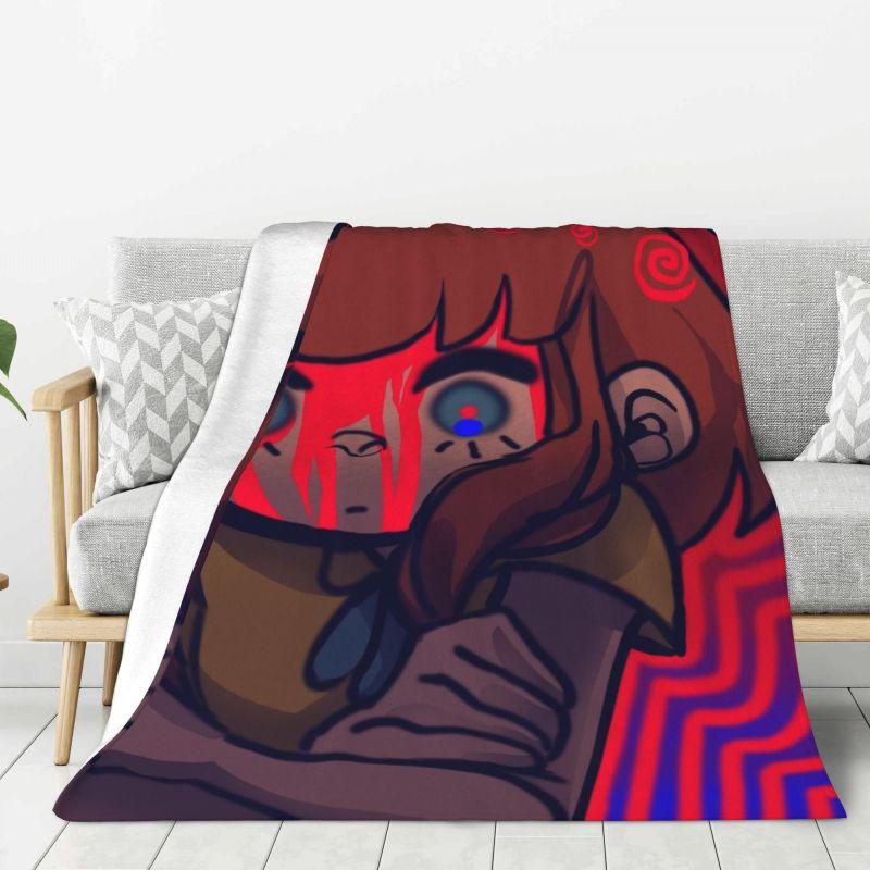 Custom 3D Print Fran Swedish Graphic Adventure Game Bow Blankets Comfortable Soft Flannel Winter Throw Blanket for Couch Bedding