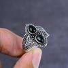 Черная шпинель Ручная работа Ювелирное изделие из стерлингового серебра 925 пробы Кольцо Размер 11 Подарок для нее s2B63