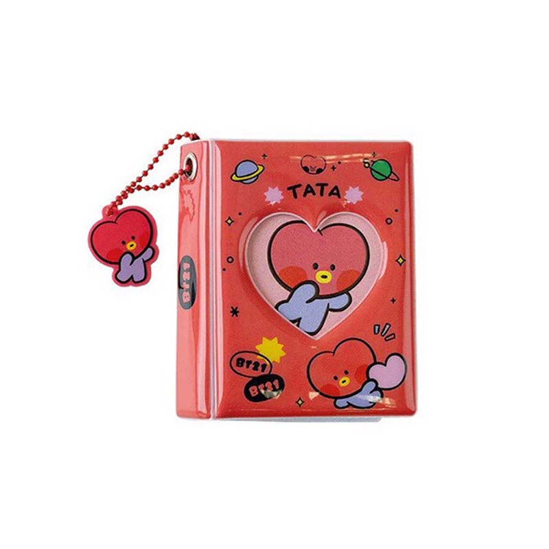 BTS BT21 Minini Официальный коллекционный альбом для карточек фотоальбом для хранения акриловый брелок