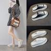 2025 New Half-slippers Women's Summer Casual Versatile Thick-soled Explosion Outer Wear Bag Head White Shoes Women's Lightness