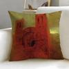 Stylish Zzdzislaw Beksinskiable Cushion Cover Soft  EasyWash Pillow Case  Versatile for Couch Bed Travel and Office