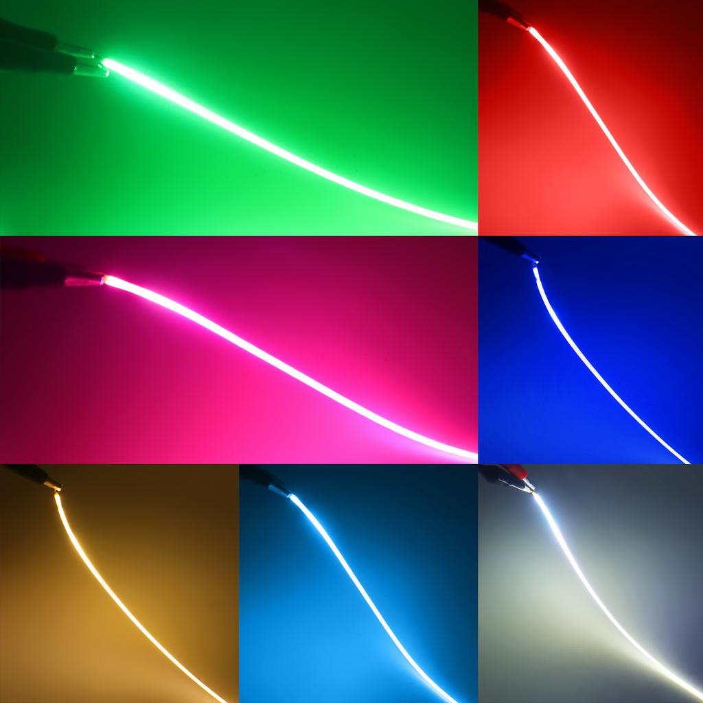 Free Cut 3V Flexible LED Filament for LED Bulb 25mm 80mm 110mm 128mm 190mm 255mm 300mm DIY Edison Bulb Parts COB LED Diode