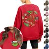 Women's Fashion Long-Sleeve Pullover Sweatshirt With Fun Christmas  Print