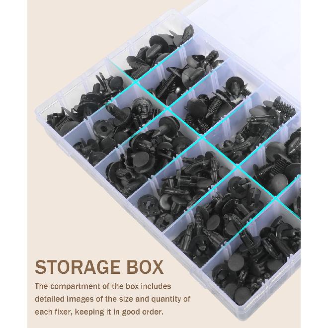 240 шт. автомобильных зажимов, крепежные зажимы для автомобилей, автомобильные аксессуары, зажимы для бампера, пластиковые заклепки, крепежные элементы, комплект защелок, автомобильные штифты-заклепки