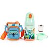 MILK&MOO Steel Kids Water Bottle with Bag Jungle Friends 550ml / 18.5 Oz