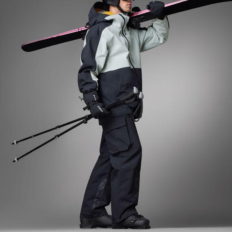 Adidas Terrex 3L Gore-Tex Post-Consumer Nylon Tracksuit Bottoms Men Bottoms Black IB1203