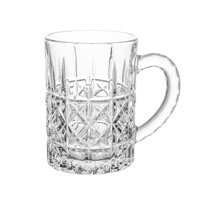 Flavinmci Crystal Glass Beer Mug Set