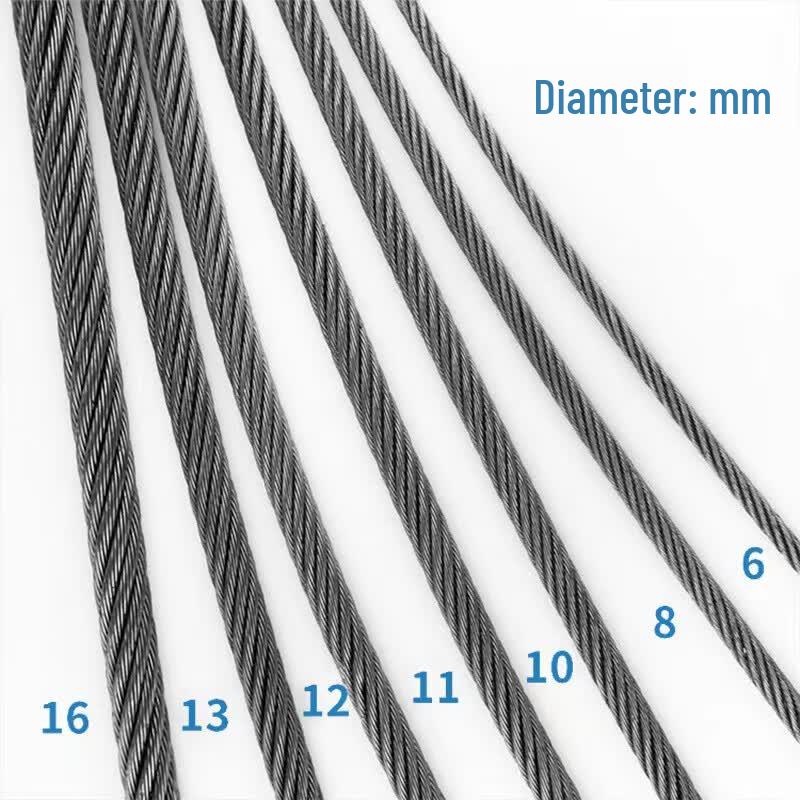 Tieluowei Elevator Steel Wire Rope for Traction Machines